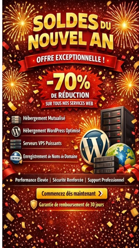 SOLDES DU NOUVEL AN – OFFRE EXCEPTIONNELLE !