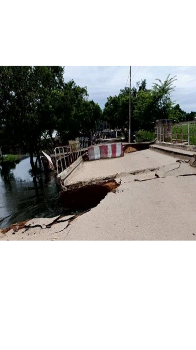 🌧️ Extrême-Nord : un pont stratégique s’effondre à Yagoua après des pluies diluviennes