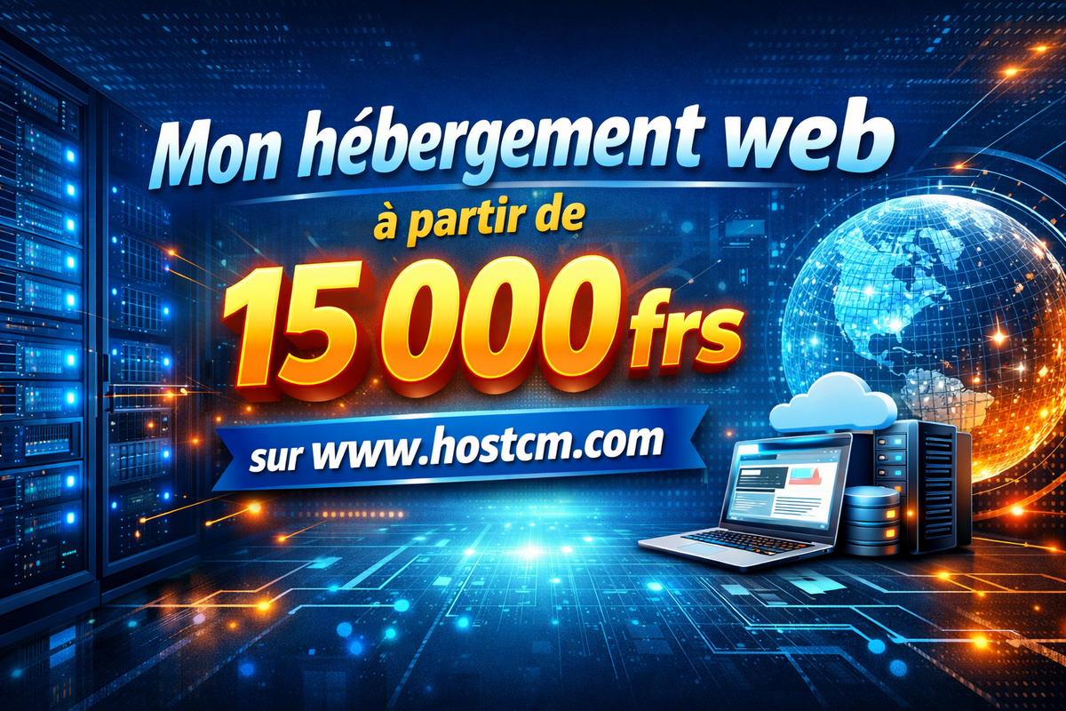 Hébergement Web pas cher au Cameroun : offre Basic avec DirectAdmin dès 1 500 FCFA/mois 🚀