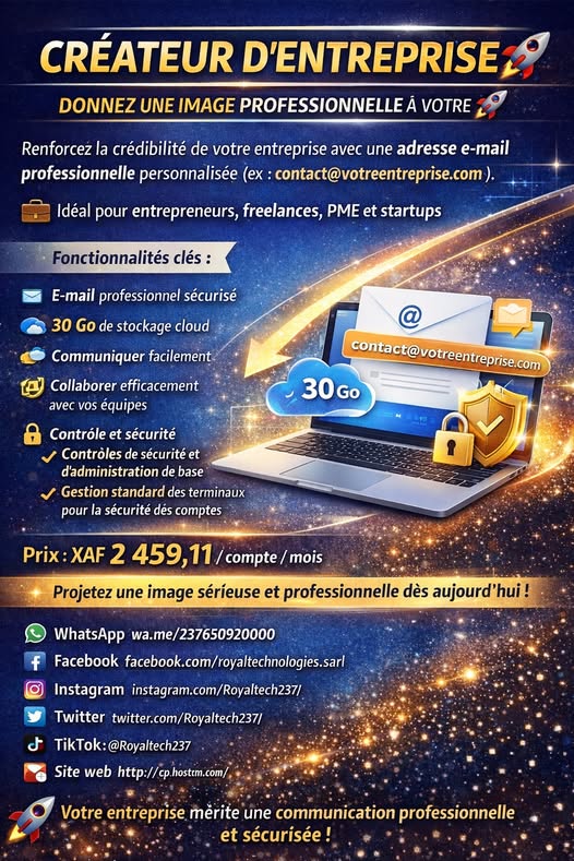 🚀 Créateur d’entreprise : donnez une image professionnelle à votre business
