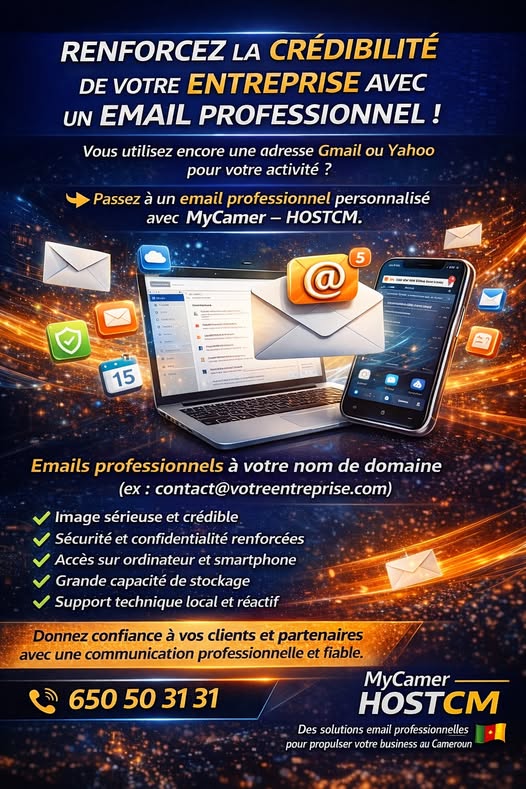 Renforcez la Crédibilité de Votre Entreprise avec un Email Professionnel !