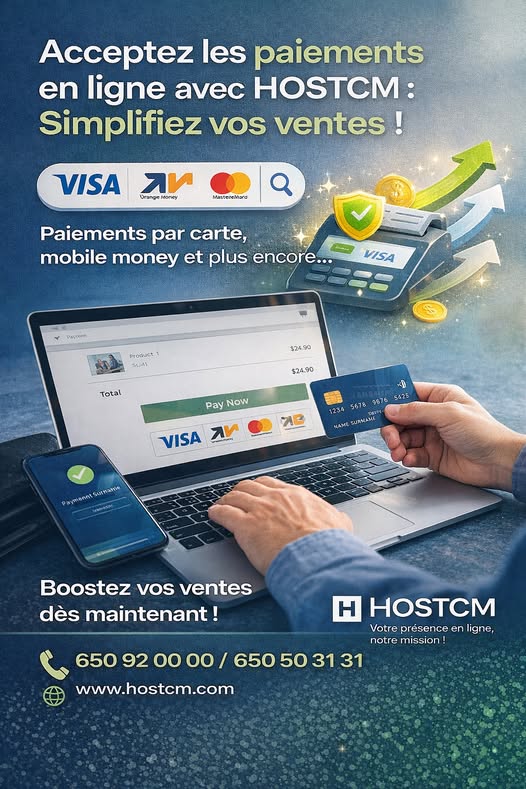 Encaissez Vos Paiements en Ligne Facilement avec HOSTCM !